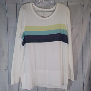 Sonoma lightweight striped crew neck sweater